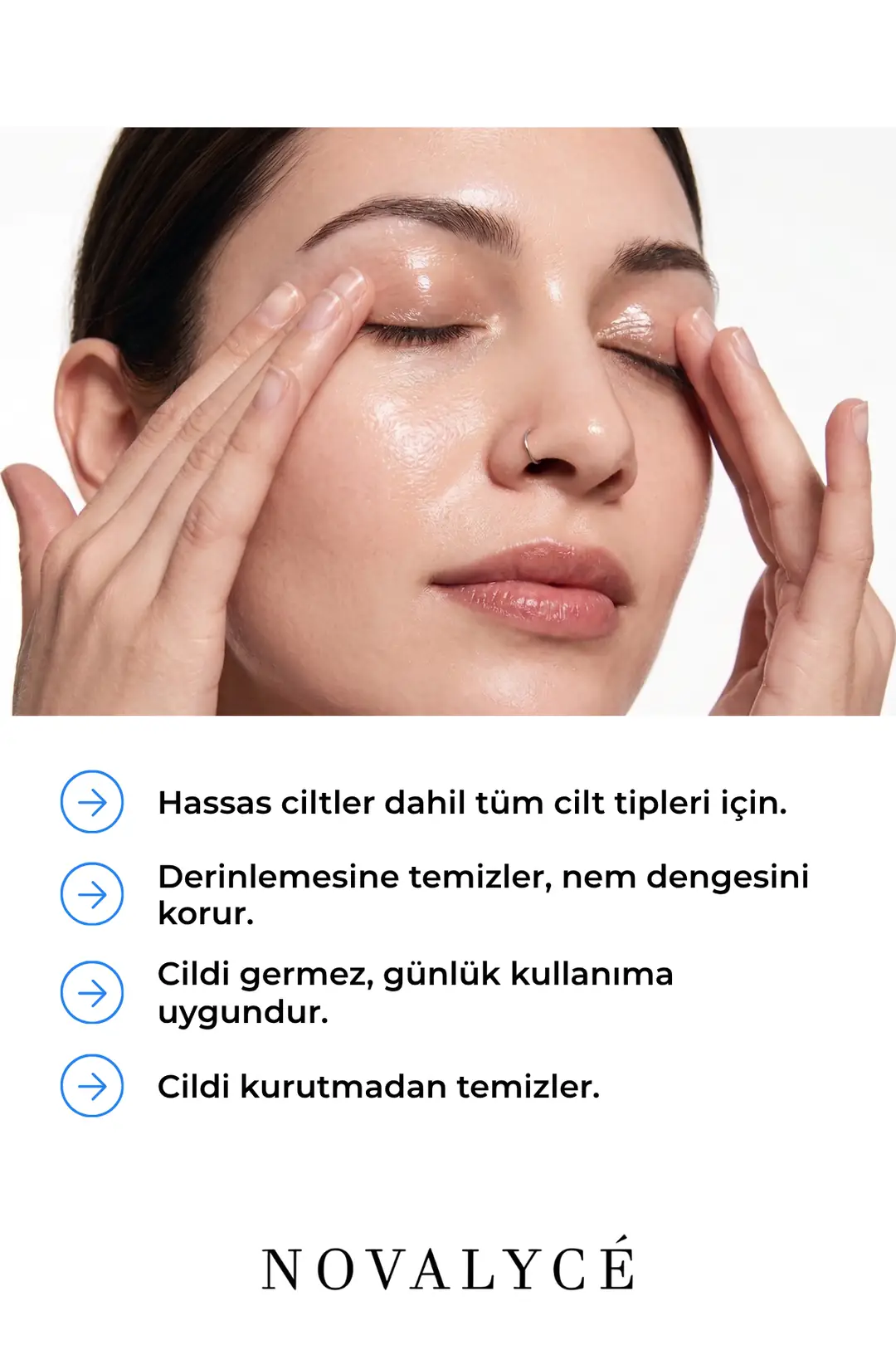 Facial Cleanser Gel Arındırıcı Nemlendirici Yüz Temizleme Jeli | Sodium PCA & Panthenol