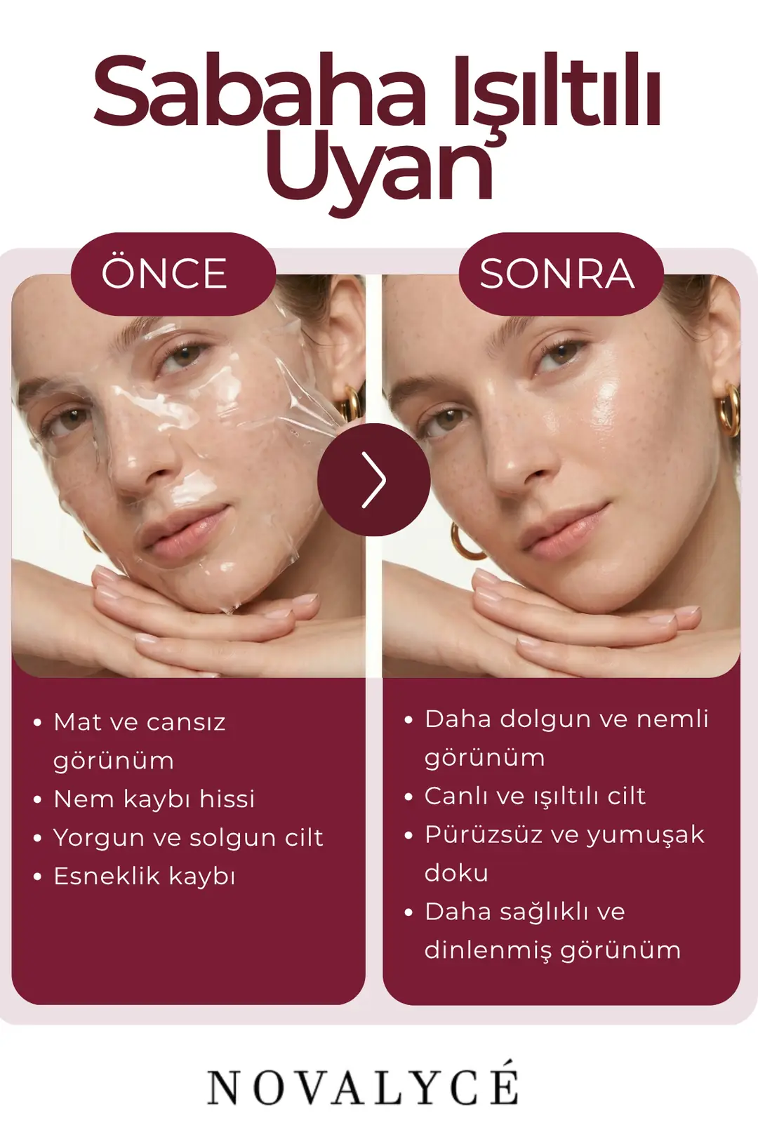 Retinol Serum + Kolajen Gece Maskesi Seti - Gece Yenileyici Bakım Rutini