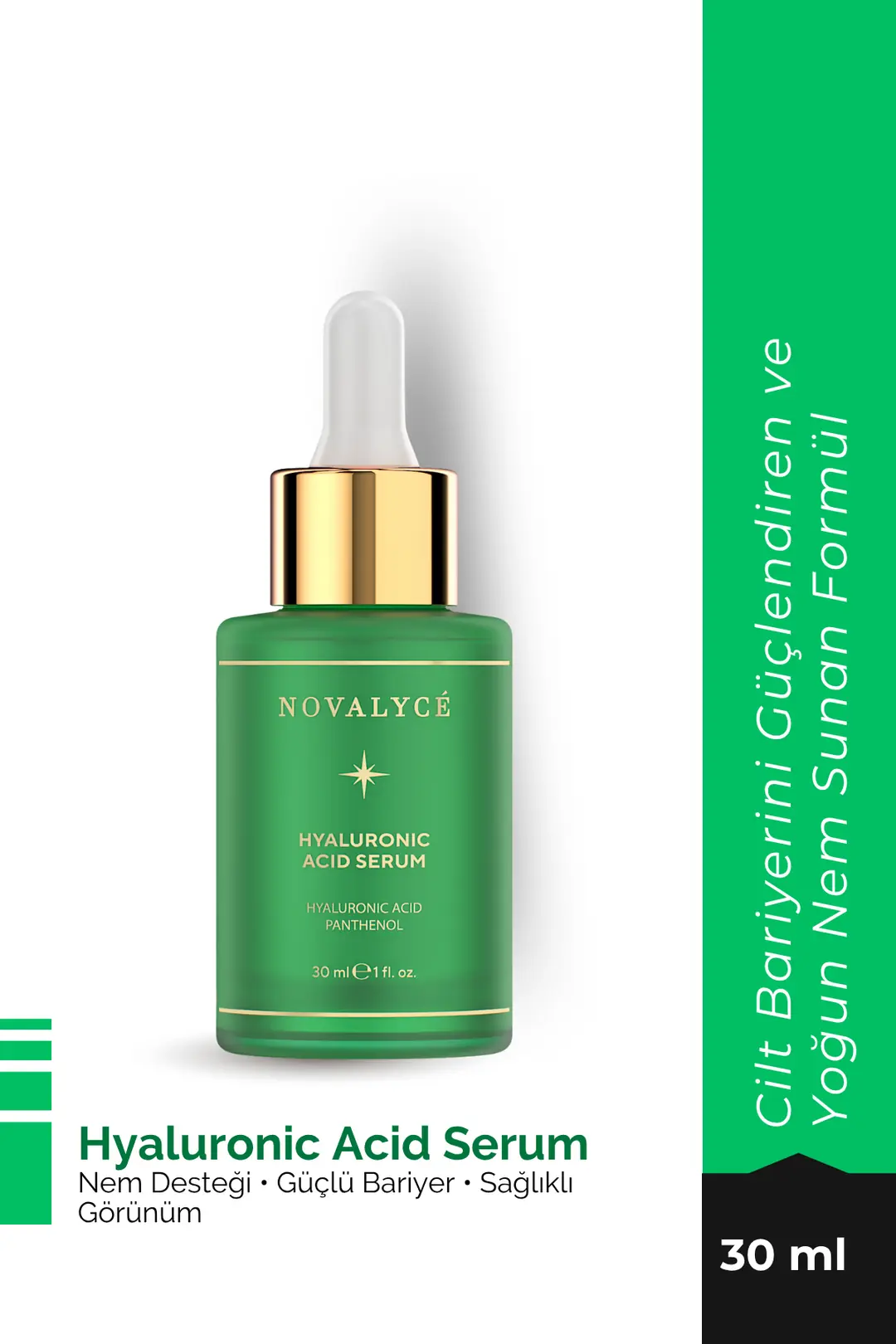 Hyaluronic Acid Serum Panthenol & Yoğun Nemlendirici Etki B5