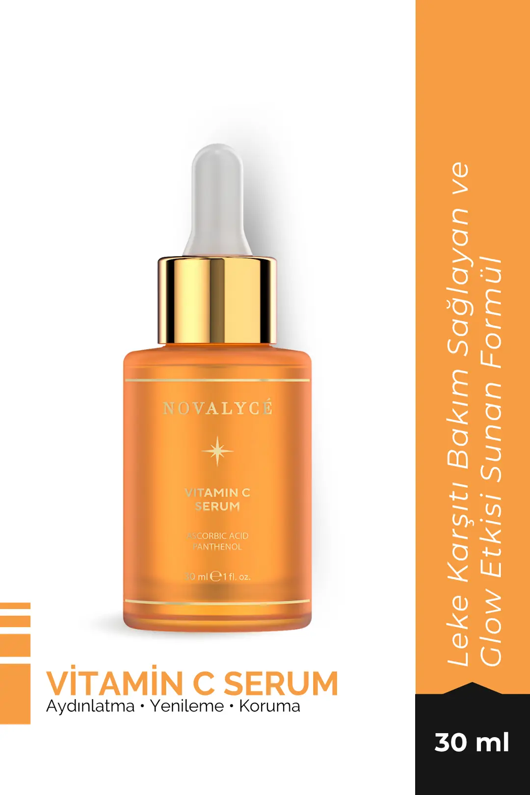 Vitamin C Serum Aydınlatıcı Leke Karşıtı Ascorbic Acid & Vitamin B5 30 ml